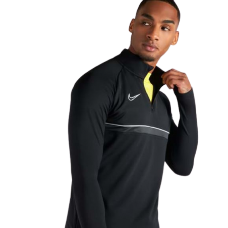 achat Sweat d'entrainement zippé Nike Homme ACADEMY 21 Noir face porté