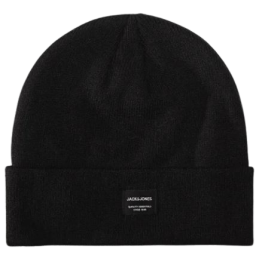 achat Bonnet JACK AND JONES homme JACDNA NOOS noir face