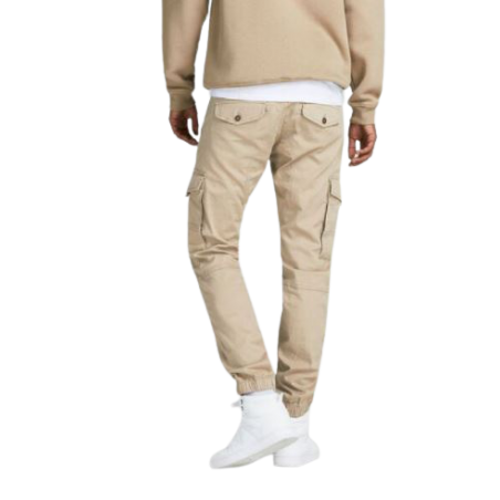 achat Pantalon cargo JACK AND JONES homme JJIPAUL JJFLAKE beige dos