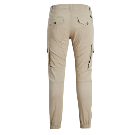 achat Pantalon cargo JACK AND JONES homme JJIPAUL JJFLAKE beige détail