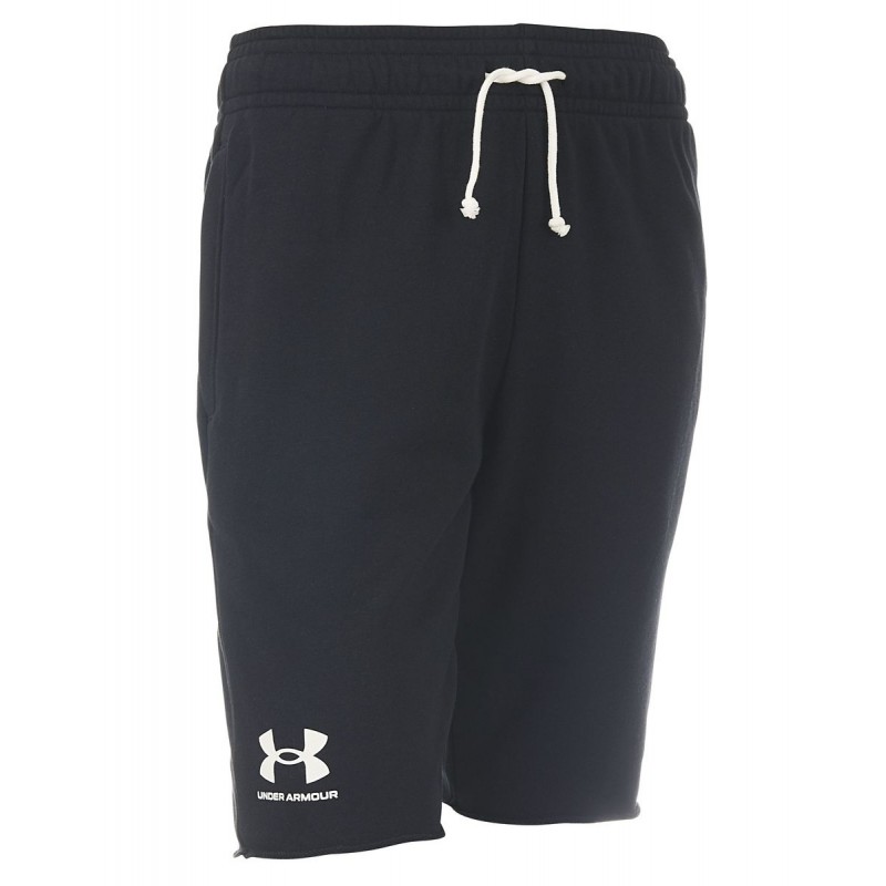 Under Armour RIVAL TERRY - Short de sport - black/noir 