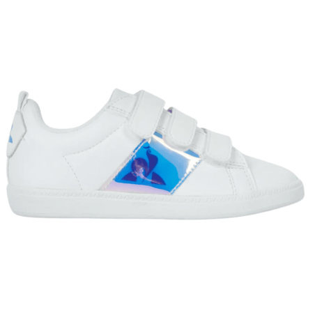 Achat sneakers le coq sportif enfant COURTCLASSIC PS IRIDESCENT profil droit