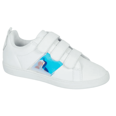 Achat sneakers le coq sportif enfant COURTCLASSIC PS IRIDESCENT profil avant droit