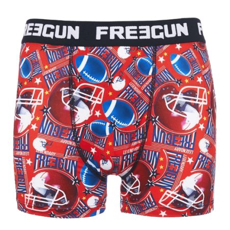 Achat boxers Freegun garçon rouge