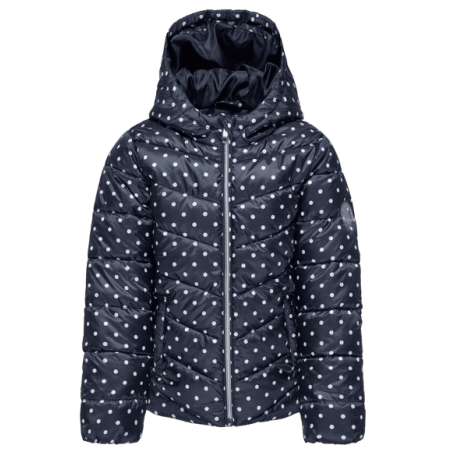 achat doudoune only bleu marine enfant KOGTALIA NEA QUILTED AOP JACKET CP OTW face