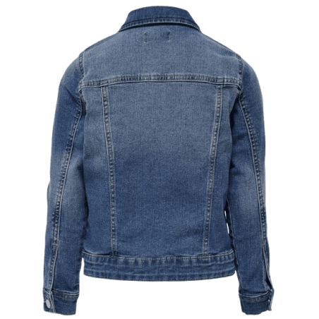 achat veste en jean only fille KONSARA MED BLUE DNM JACKET NOOS dos