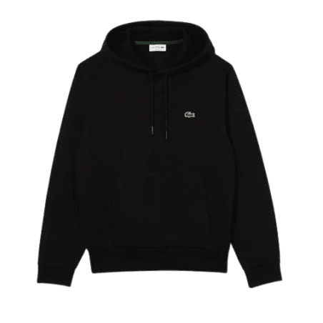 Achat sweat à capuche Lacoste homme CORE SOLID noir face