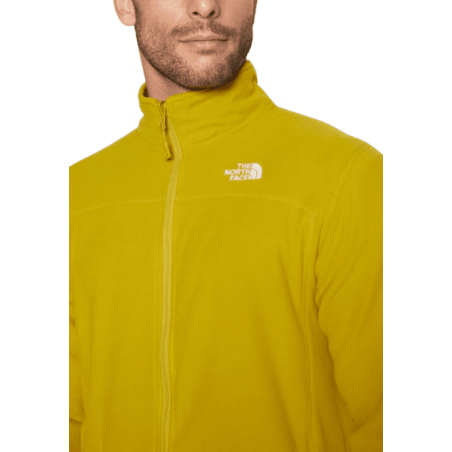 Achat veste polaire The North Face homme QUEST FZ jaune torse