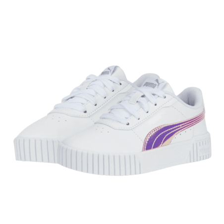 achat Chaussures Puma Fille PS CARINA 20 HOLO profil gauche deux chaussures