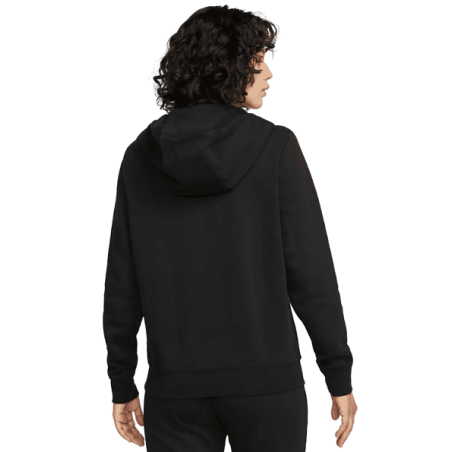 achat Sweat à capuche Nike Femme NSW CLUB FLC FZ HOODIE STD Noir dos