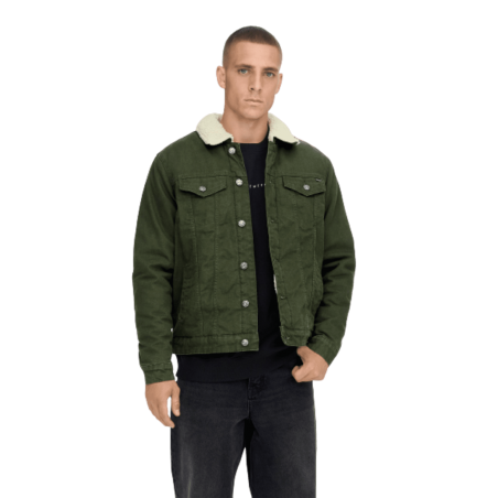 achat Veste Only and Sons Homme ONSLOUIS CANVAS 2930 JACKET face porte