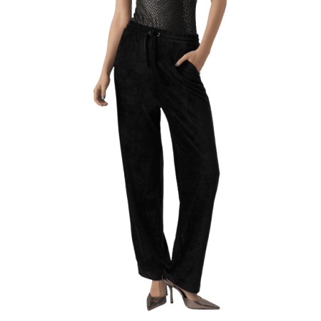 achat Pantalon Vero Moda Femme VMNEVE Noir face porte