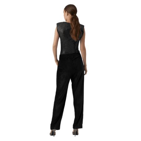 achat Pantalon Vero Moda Femme VMNEVE Noir dos porte