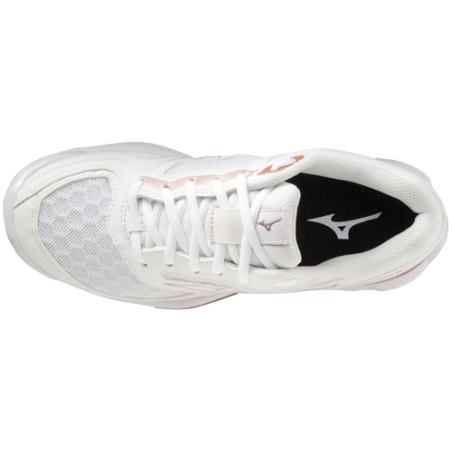 achat Chaussure de sports indoor Mizuno Femme WAVE PHANTOM 3 blanc/rose dessus