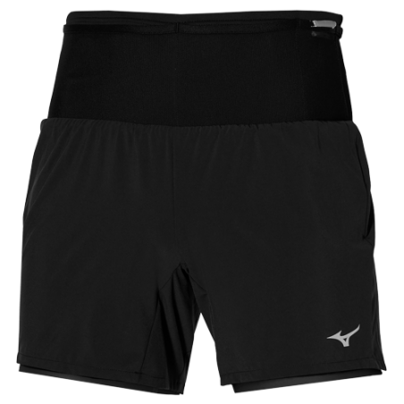 achat Short de running Mizuno Homme MULTI POCKET 7.5 2IN1 face