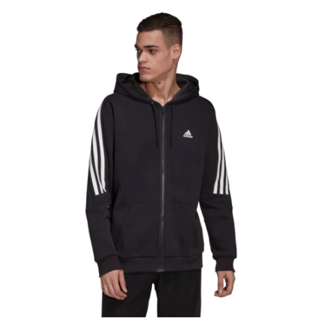 achat Sweat à capuche zippé Adidas Homme M FI 3S FZ face porte