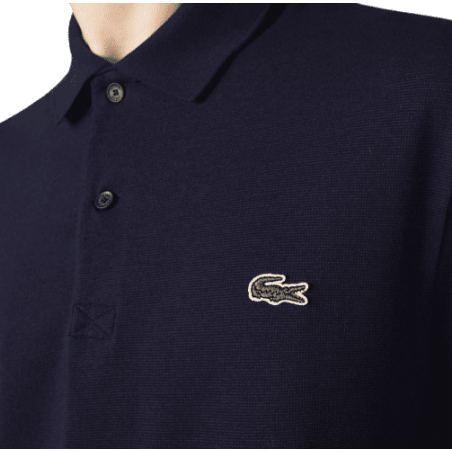 Achat polo Lacoste homme CORE ESSENTIALS noir torse