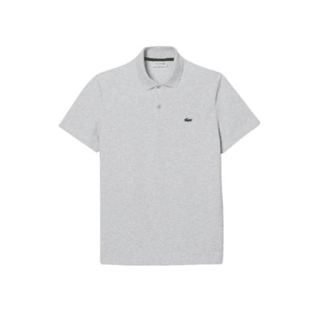 polo Lacoste homme CORE ESSENTIALS gris face