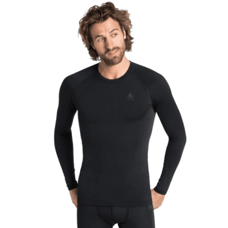 achat T-shirt technique à manches longues Odlo Homme PERFORMANCE WARM ECO face porte