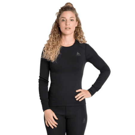 achat T-shirt manches longues col rond Odlo Femme ACTIVE WARM ECO face porte