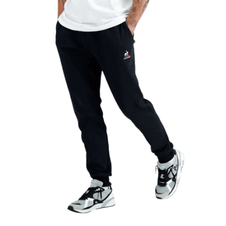 Achat Pantalon le Coq Sportif regular homme ESS PANT REGULAR N4 M noir porté face