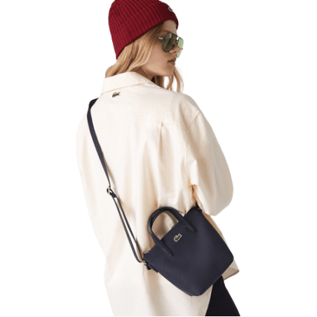 achat Mini sac cabas Lacoste L.12.12 CONCEPT Bleu marine dosp orte