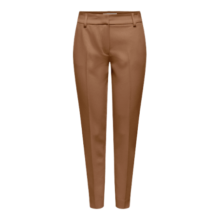 Achat pantalon de costume ONLY femme VERONICA ELLY LIFE marron face