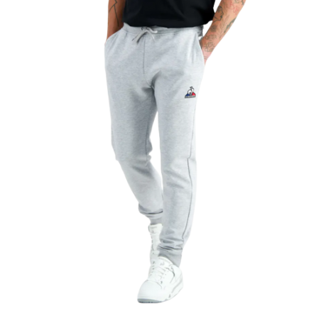 achat Jogging Le Coq Sportif Homme ESS PANT SLIM N1 Gris face porte