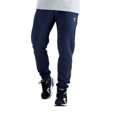 aachat Jogging Le Coq Sportif Homme ESS PANT SLIM N1 Bleu face porte