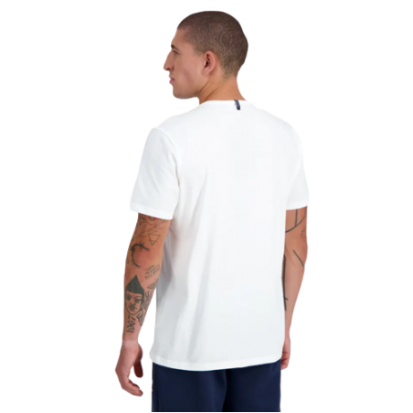 achat T-shirt Le Coq Sportif Homme ESS TEE SS N4 Blanc dos porte