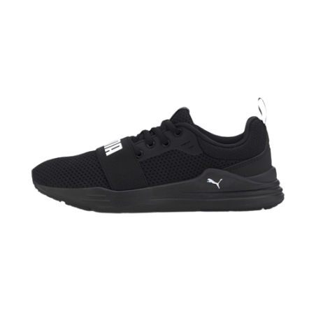 achat Chaussure Puma Enfant INF WIRED RUN noire profil gauche