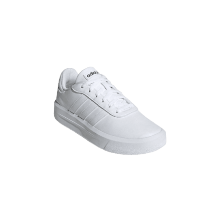 achat Chaussure Adidas Femme COURT PLATFORM blanc profil avant droit