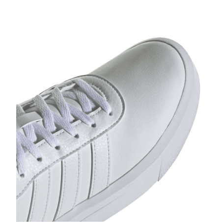 achat Chaussure Adidas Femme COURT PLATFORM blanc devant