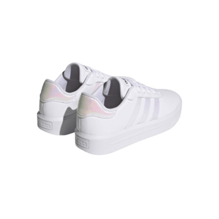 achat Chaussure Adidas Femme COURT PLATFORM Blanc talons