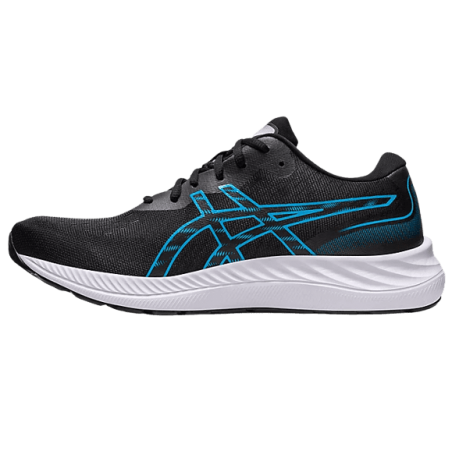 achat Chaussure de running Asics Homme GEL-EXCITE 9 noir/bleu profil gauche