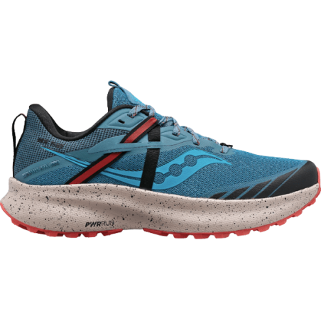 achat Chaussure De Trail Saucony Femme RIDE 15 bleu profil droit