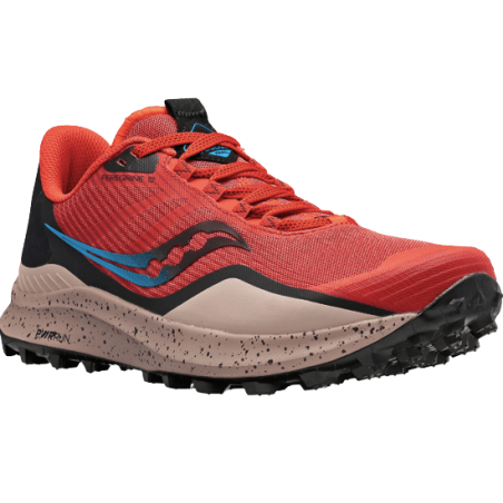 achat chaussure de Trail Saucony Homme PEREGRINE 12 rouge profil avant droit