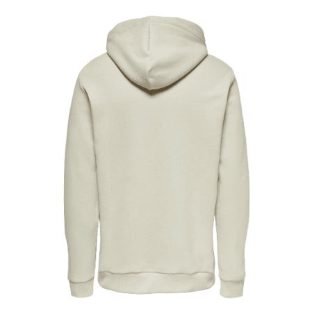 achat Sweat à capuche Only & Sons Homme ONSCERES beige dos