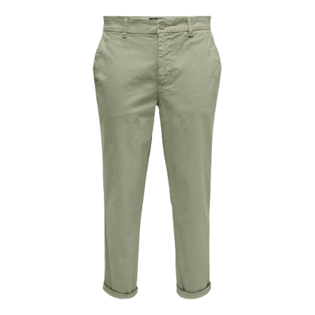 achat Pantalon chino Only & Sons Homme ONSKENT Vert face