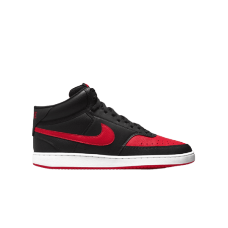 achat Chaussure Nike Homme NIKE COURT VISION MID noire/rouge profil droit