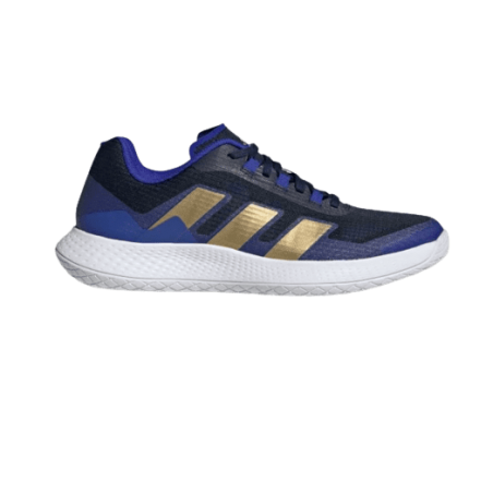 Achat Chaussure de Handball Adidas homme FORCEBOUNCE 2.0 bleu profil droit