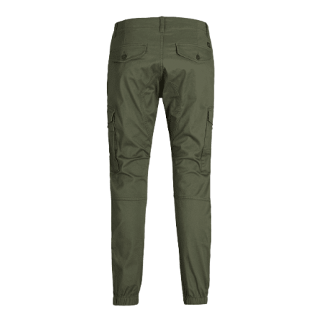 achat Pantalon cargo Jack and Jones Homme JPSTPAUL JJFLAKE AKM 542 OLIVE NIGH face porté