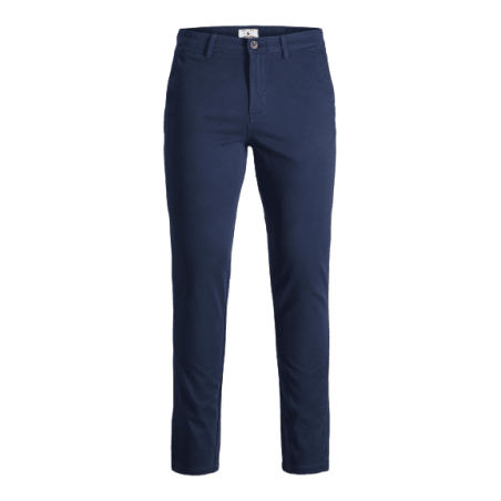 achat Pantalon chino Jack and Jones Homme JPSTMARCO JJBOWIE Bleu face