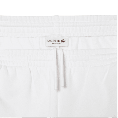 achat Short Lacoste homme CORE SOLID Blanc lacets