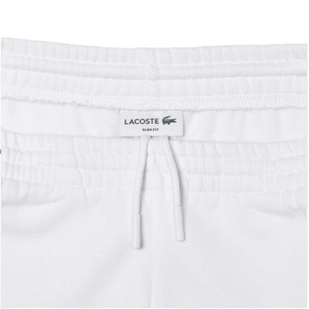 achat Pantalon de Survêtement Lacoste Homme CORE SOLID Blanc profil face