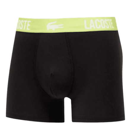 achat BOXER Lacoste Homme COURT Noir face