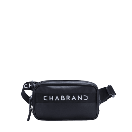 achat Sac banane Chabrand Noir face