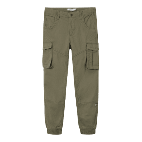 achat Pantalon cargo Name It Garçon RYAN Kaki face