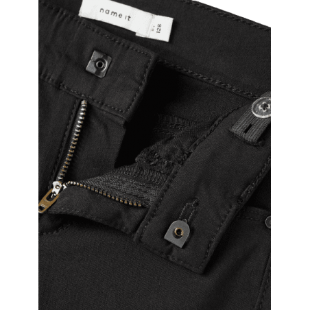 achat Pantalon skinny Name It Fille POLLY Noir ceinture