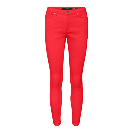 achat Pantalon Vero Moda Femme SVEA Rouge face